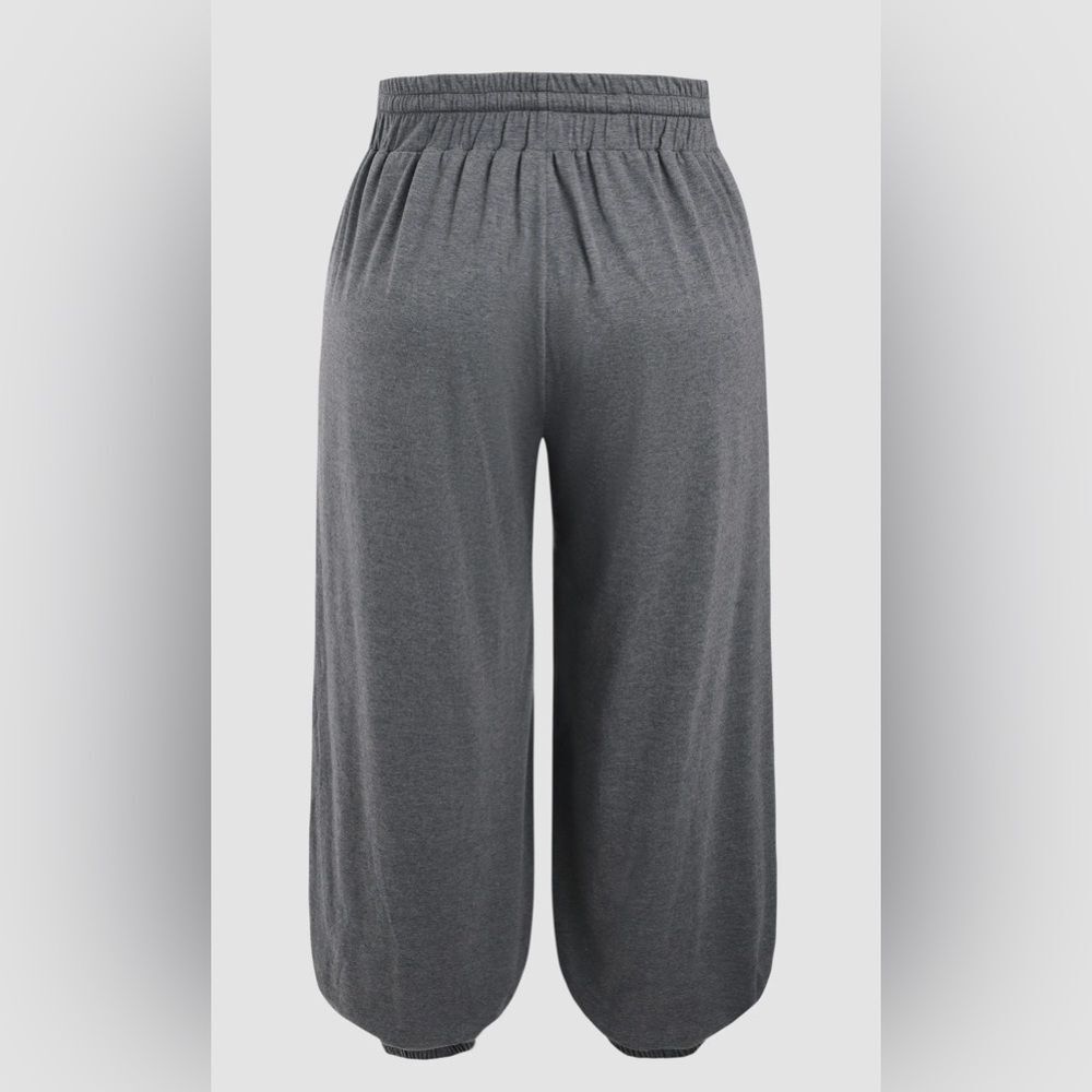NWT!! SOLID KNOTTED JERSEY TROUSERS CURVE & PLUS From Cider, Comfy AND Sleek - Picture 3 of 15